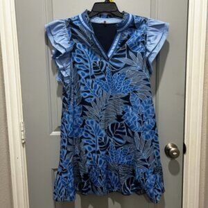 Women's Blue Casual-dresses